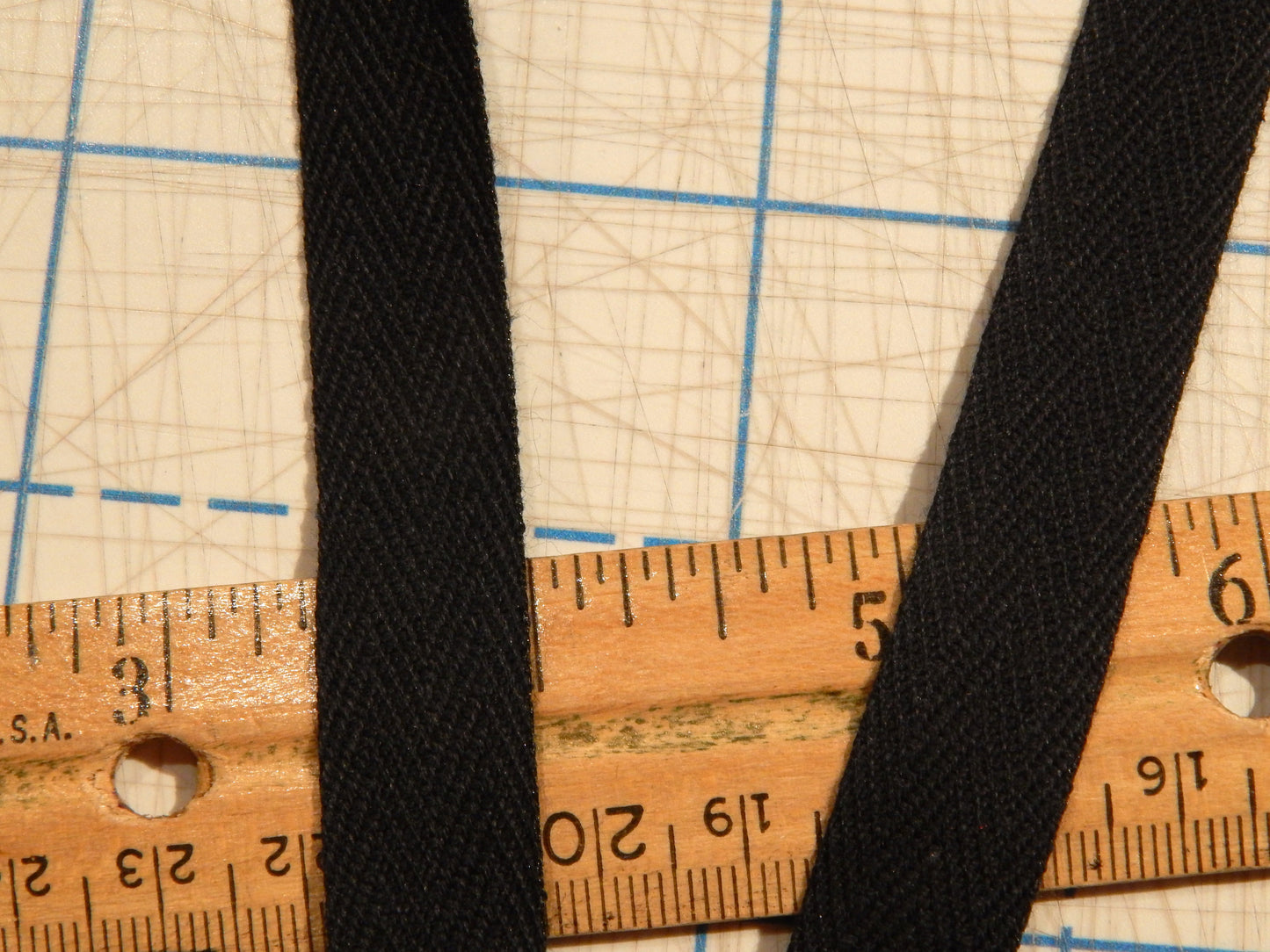 Cotton Twill Tape: Multiple Colors - 5/8" wide - By the Yard