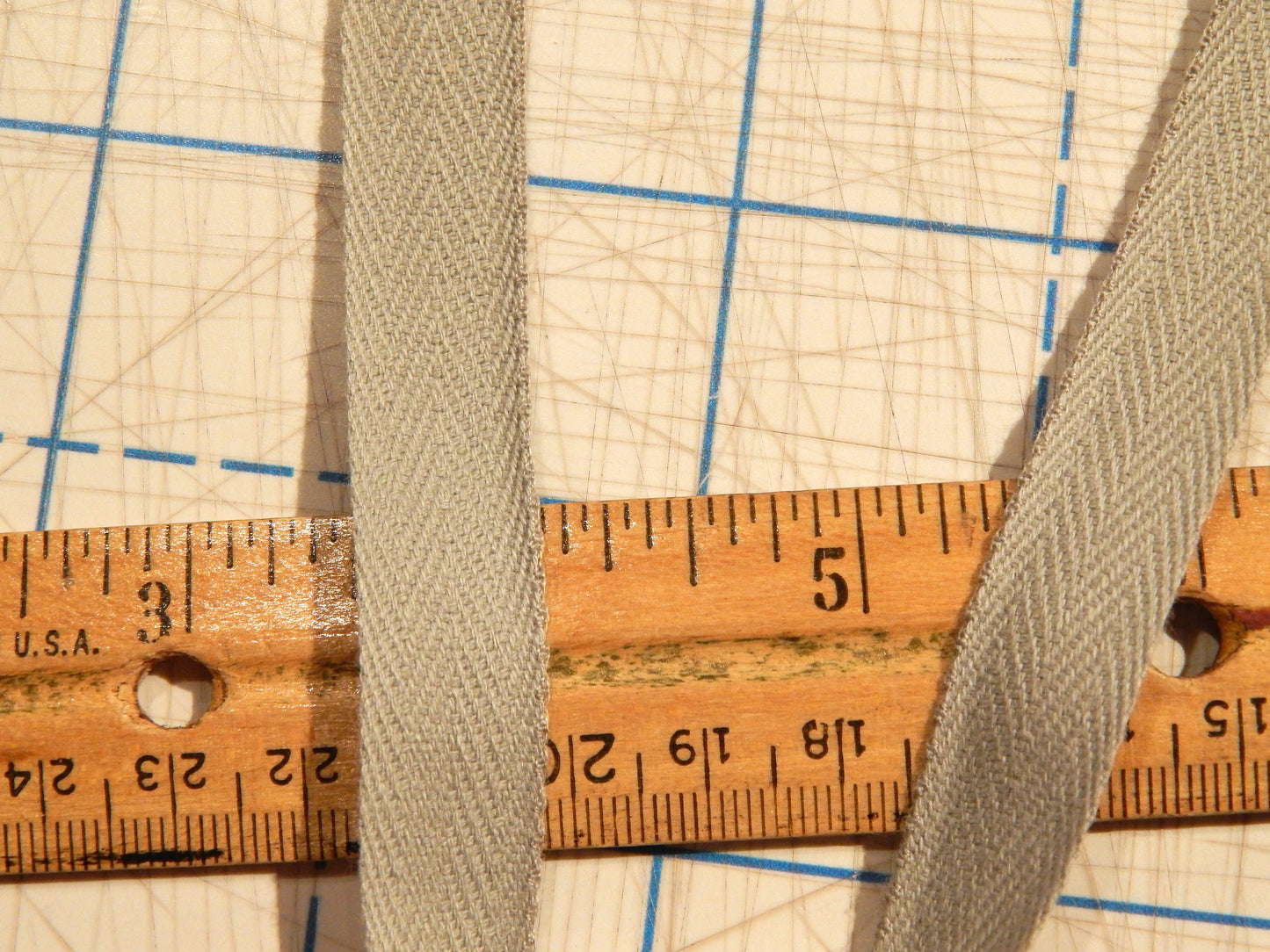 Cotton Twill Tape: Multiple Colors - 5/8" wide - By the Yard