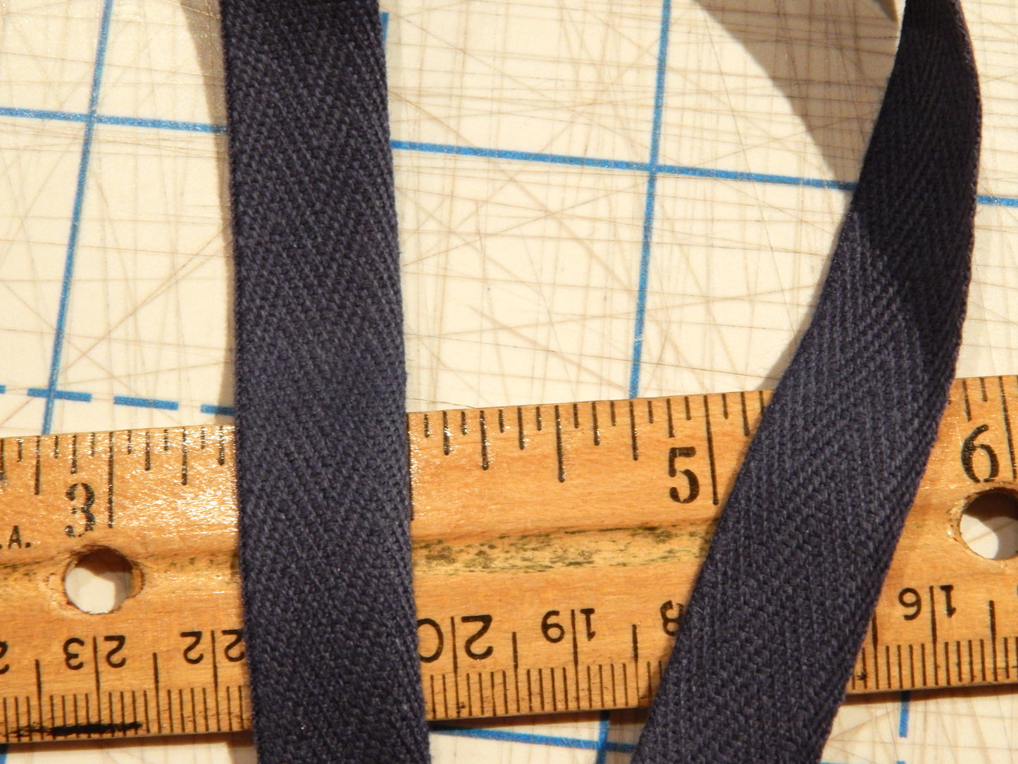 Cotton Twill Tape: Multiple Colors - 5/8" wide - By the Yard