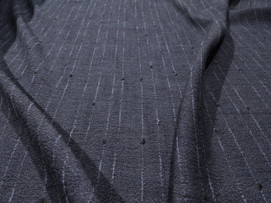 Soft Navy Woven Slub Rayon