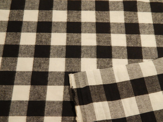 Black and White Plaid Flannel