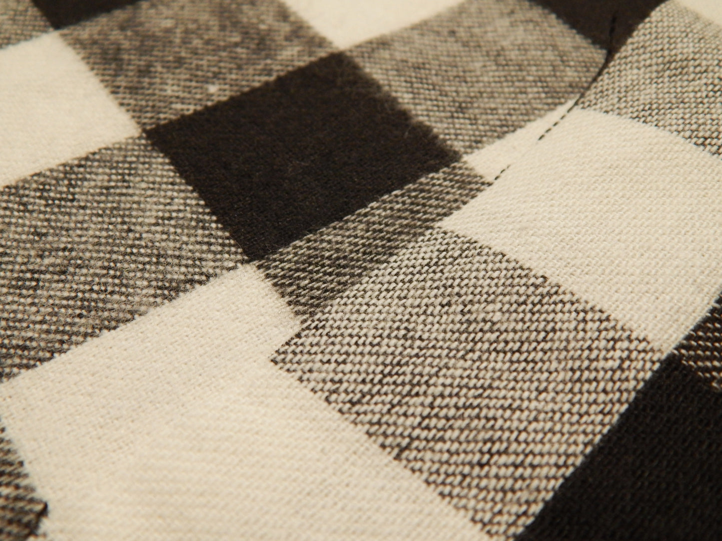 Black and White Plaid Flannel