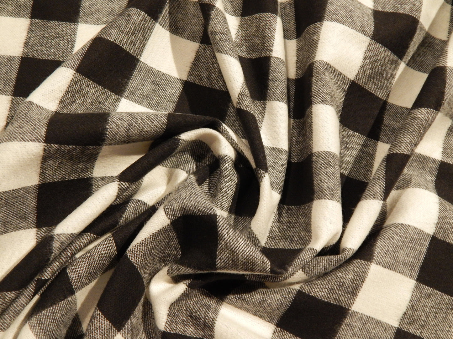 Black and White Plaid Flannel