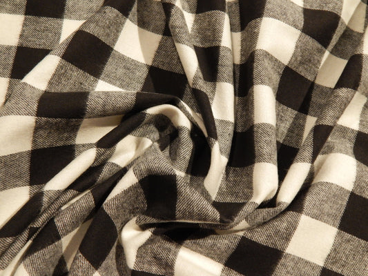Black and White Plaid Flannel