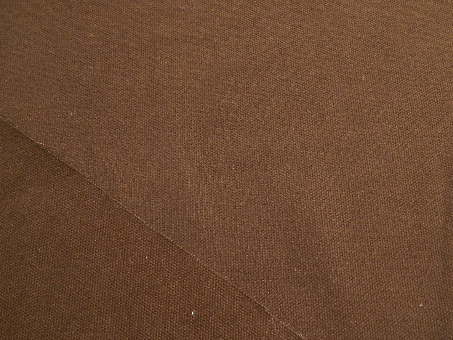 Brushed Dark Olive/Brown Cotton Canvas