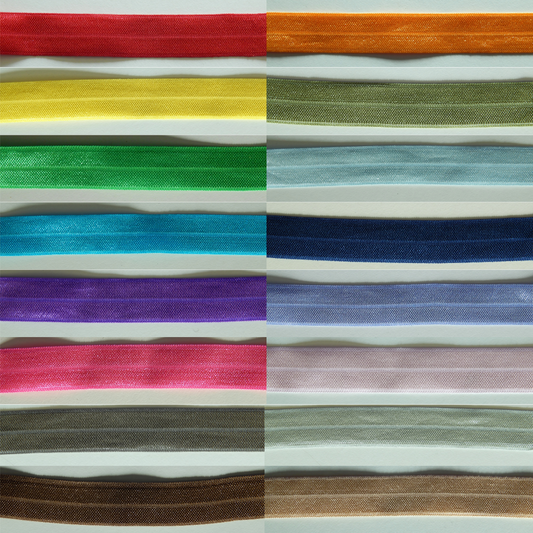 Fold over elastic colors