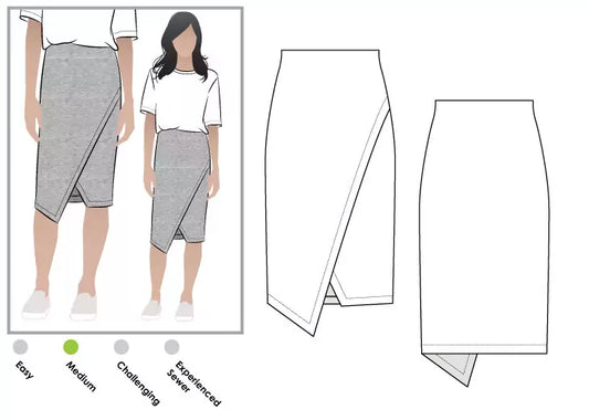 Halle Stretch Skirt Sizes 18-30 - Style Arc