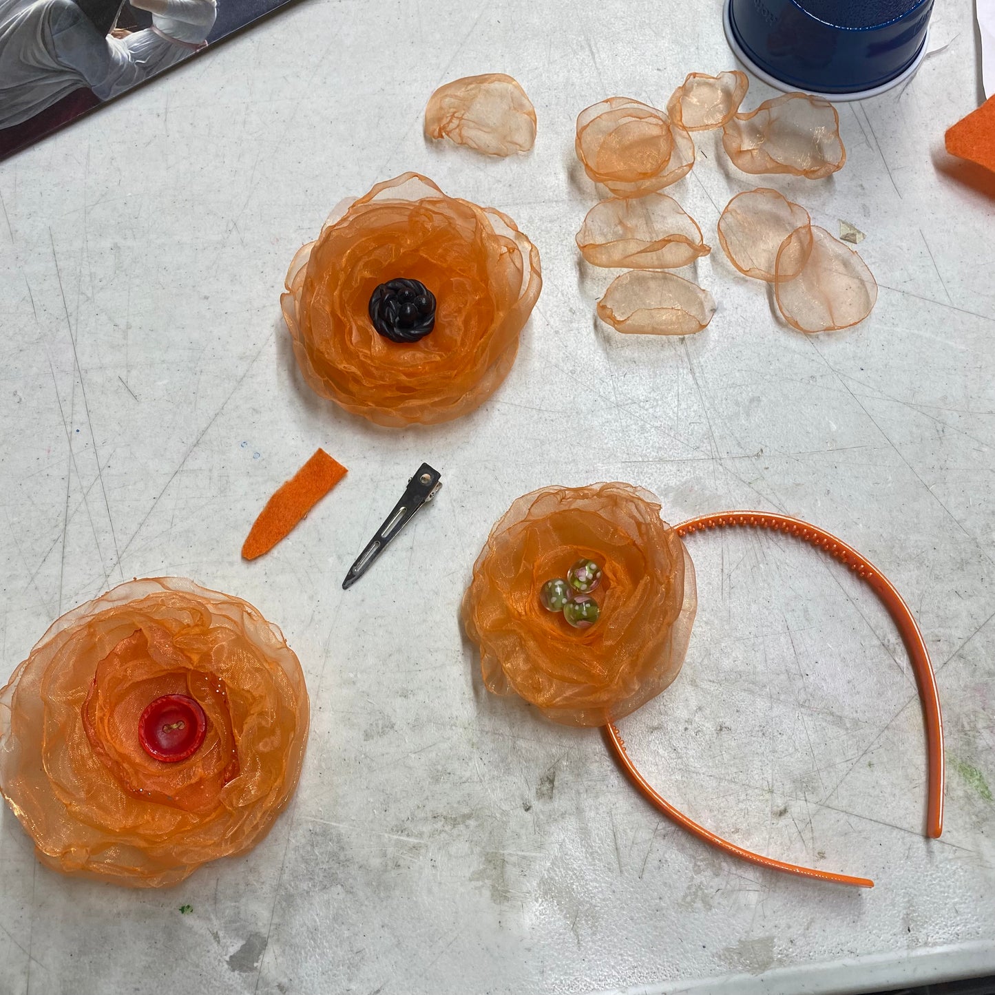 Organza Flowers Class with Liza MacKinnon!