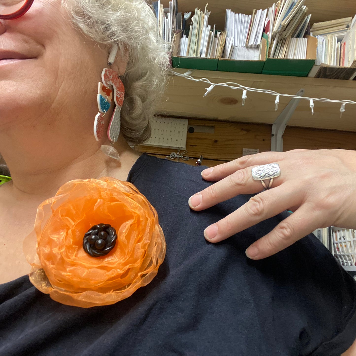 Organza Flowers Class with Liza MacKinnon!