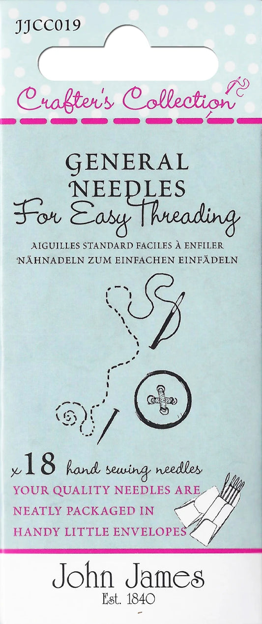 John James Large Eye/Easy Threading Assortment - Crafters Collection