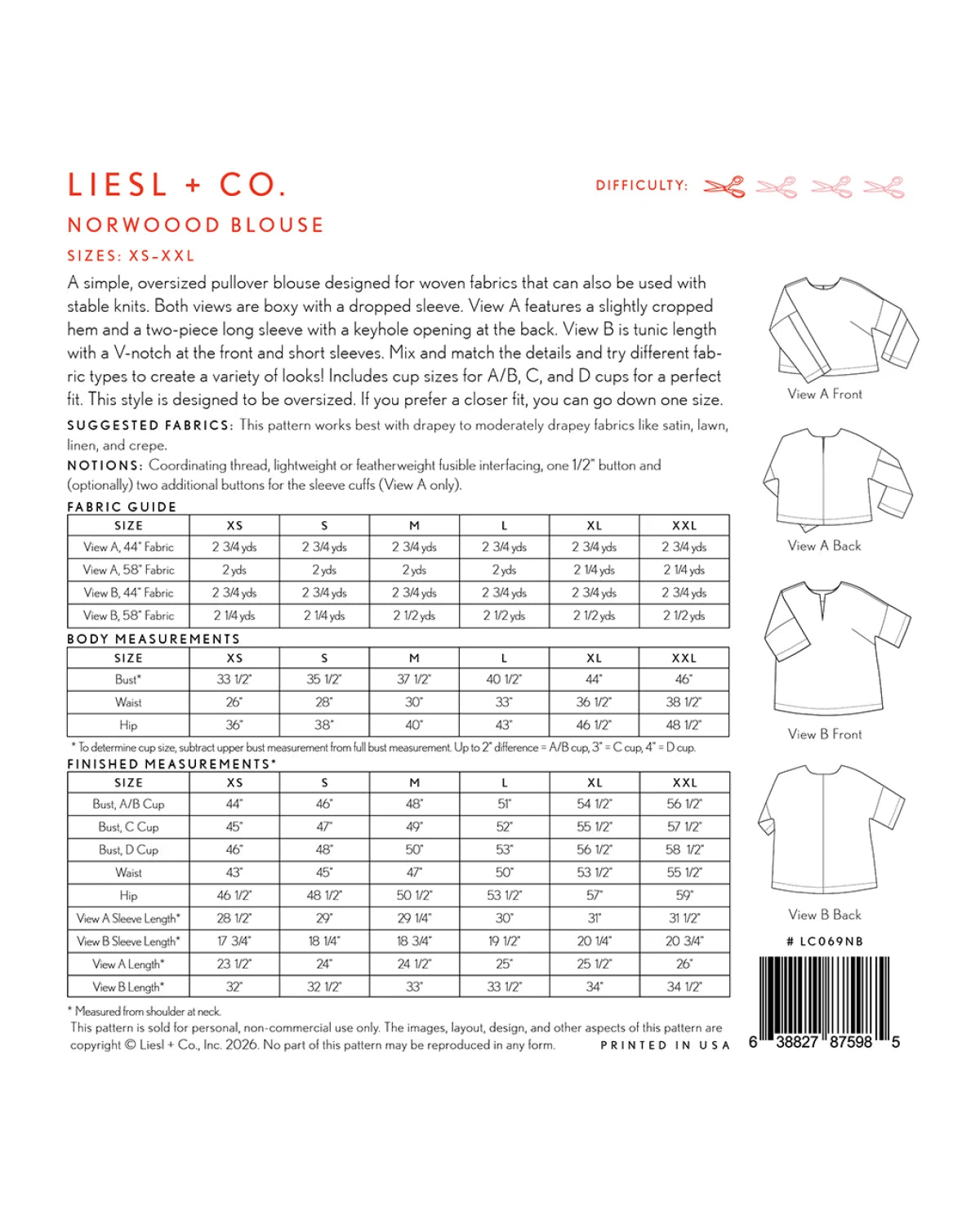 Norwood Blouse - Liesl + Co