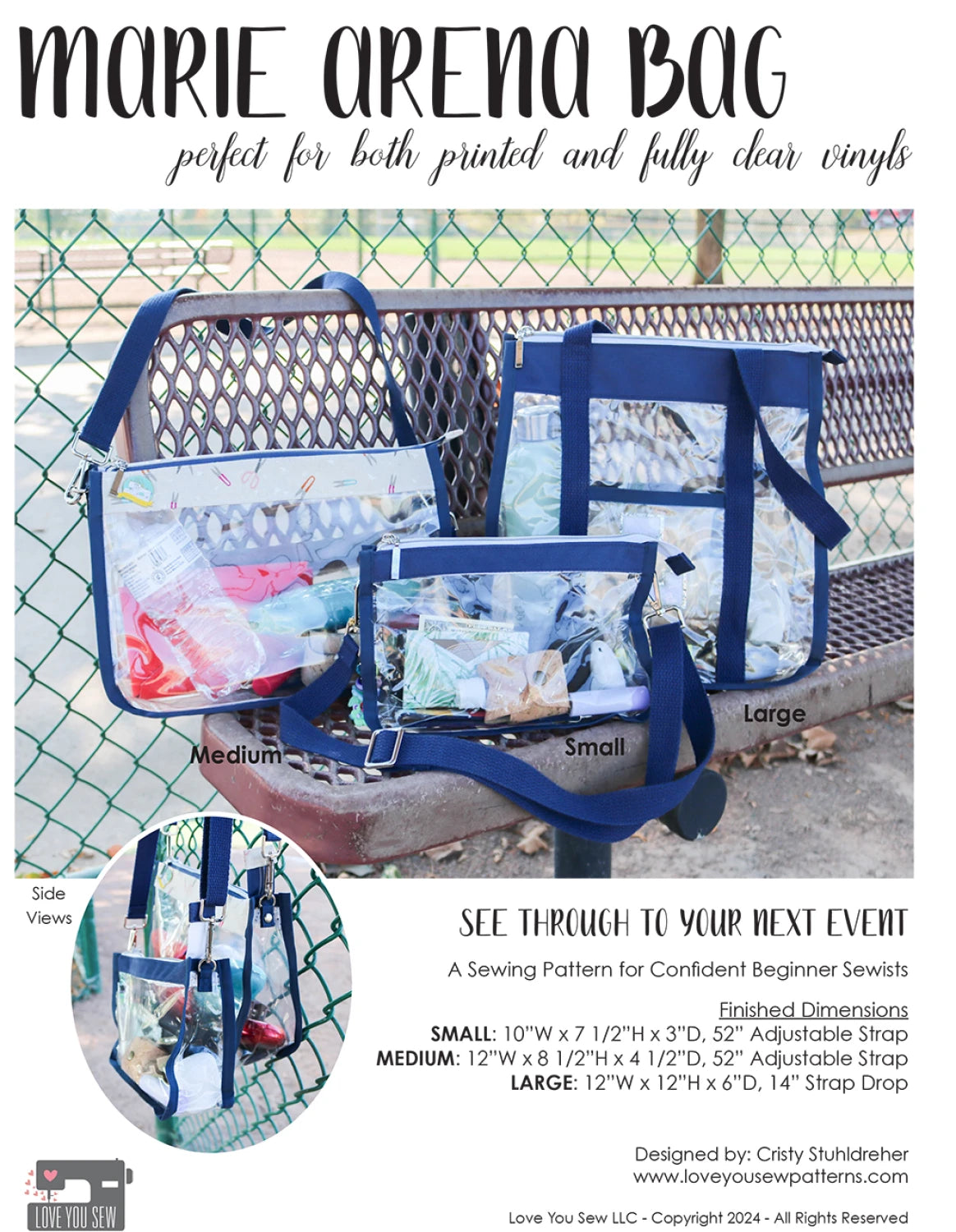 Marie Arena Bag Sewing Pattern