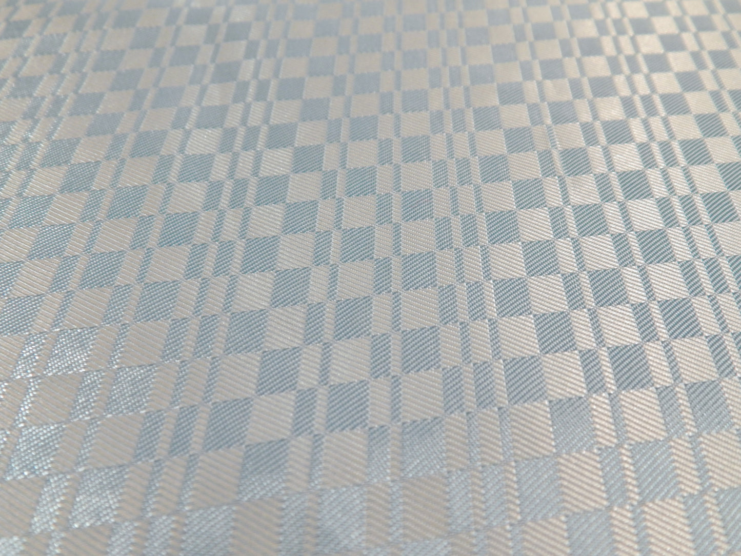 Light Blue Checked Lining Fabric