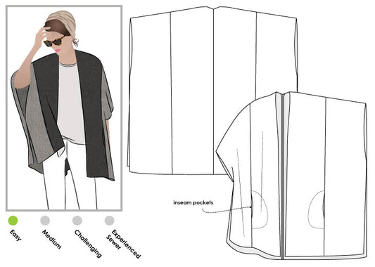 Mickie Cape Sizes 18-30 - Style Arc