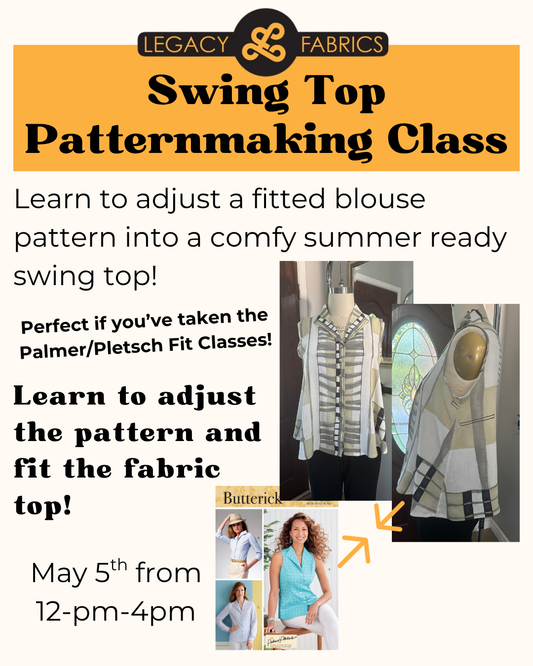 Swing Top Patternmaking Class
