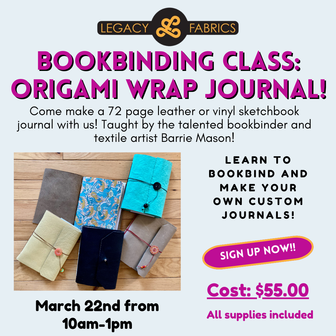 Book Binding Class: Origami Wrap Journal