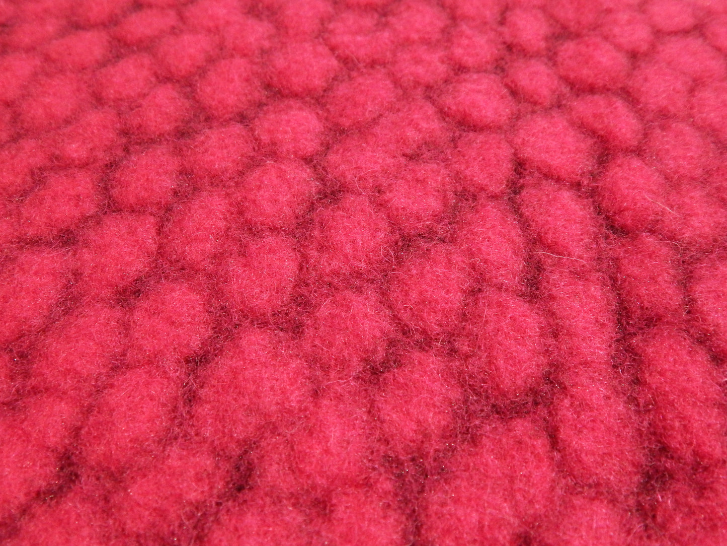 Pink felted wool fabric