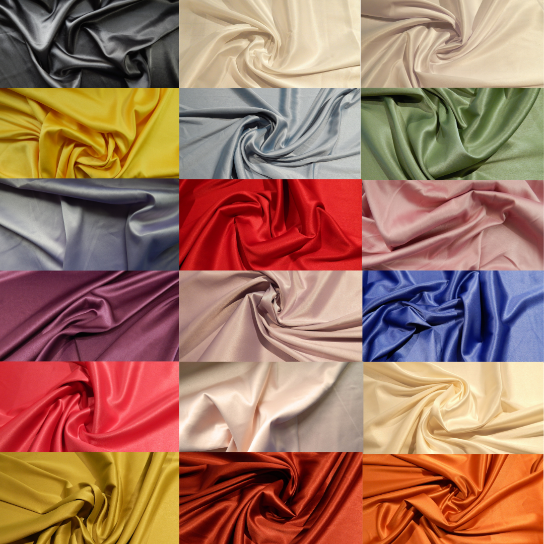 Duchess Stretch Faux Silk - Multiple Colors