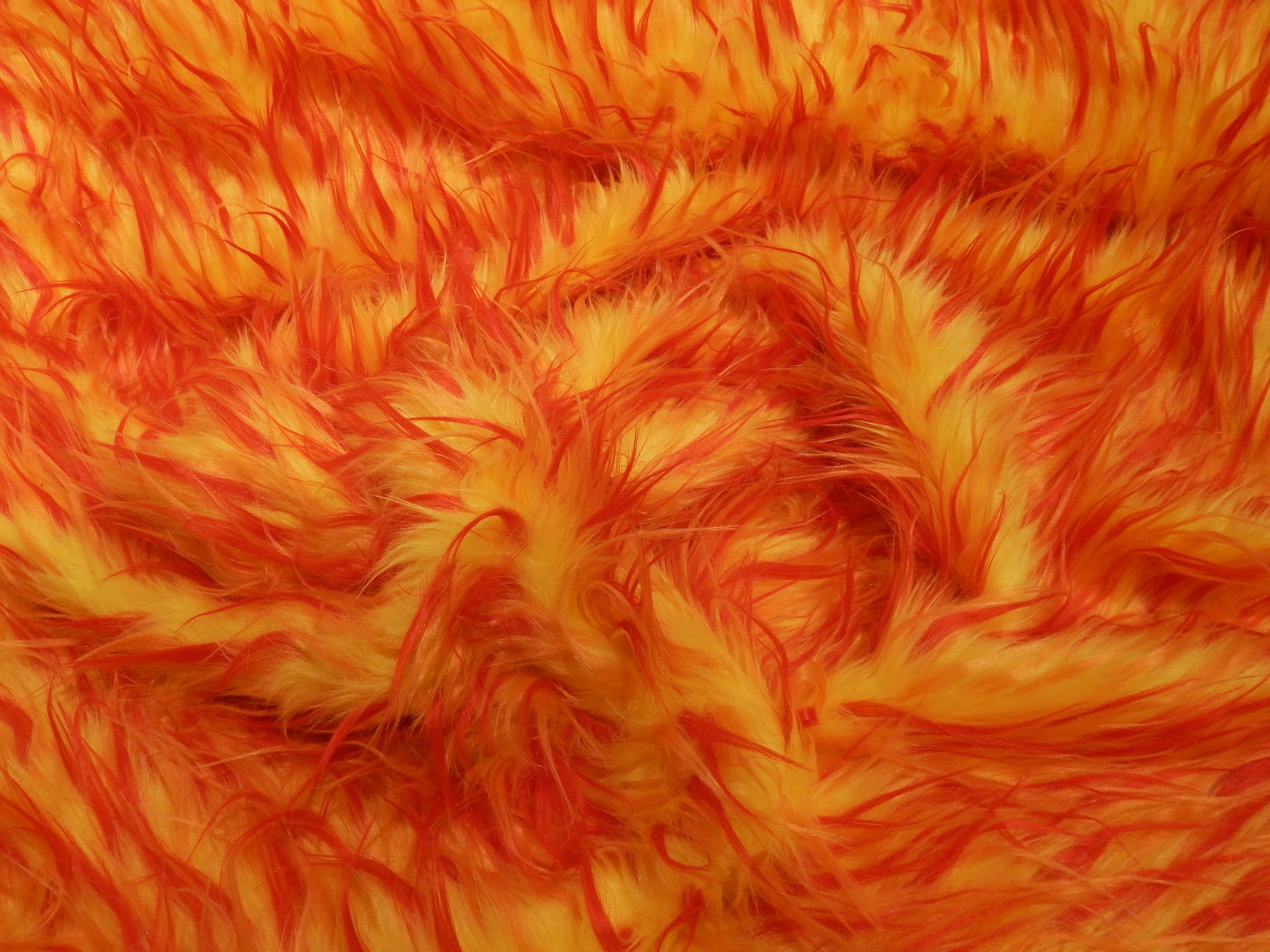 Chiefs Colors Fur Fabric