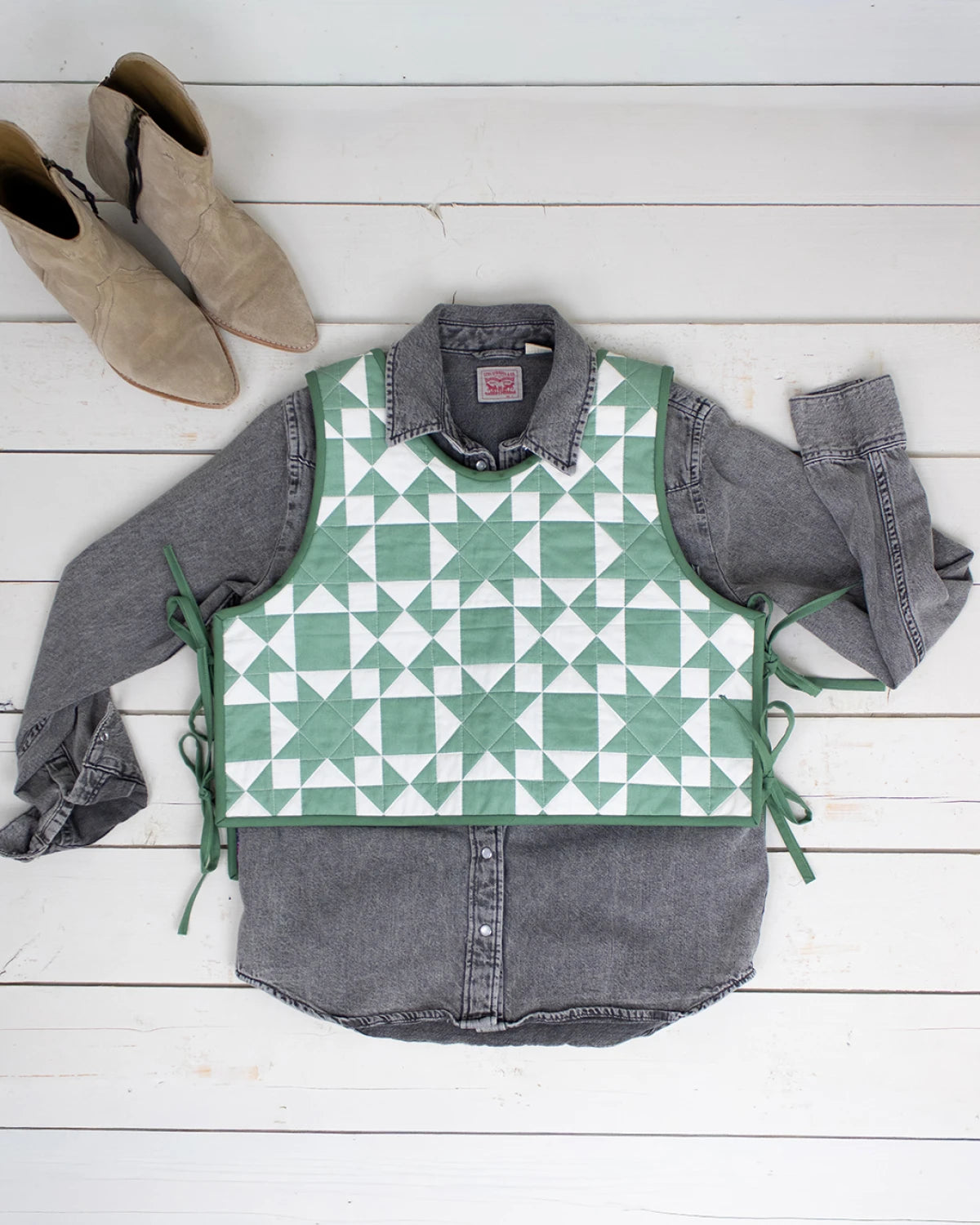 Virginia Quilted Vest Sewing Pattern