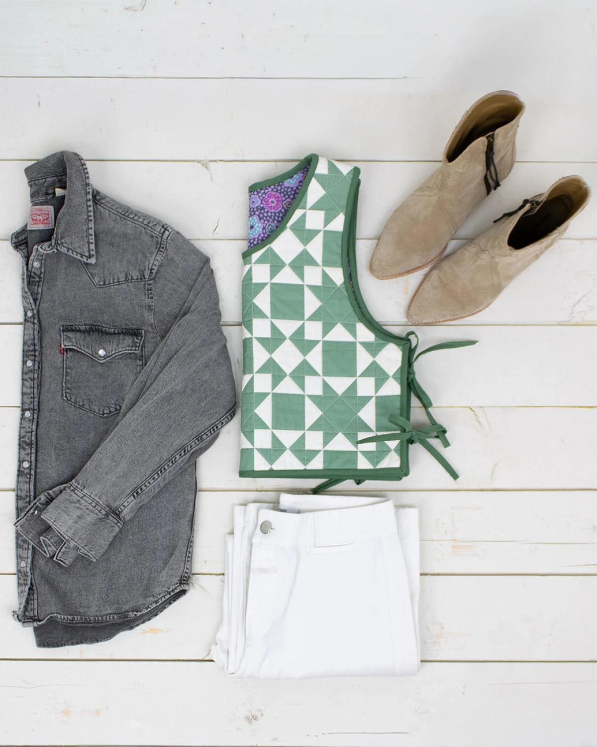 Virginia Quilted Vest Sewing Pattern
