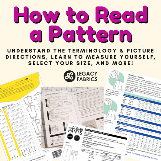 How to Read a Pattern - Sewing Class