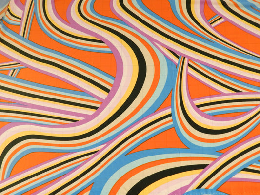 Groovy Swirl Knit Fabric