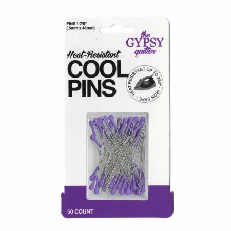 Gypsy Quilter Cool Pins - Gypsy Purple - 50ct