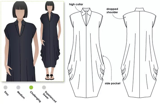 Toni Designer Dress Sizes 4-16 - Style Arc