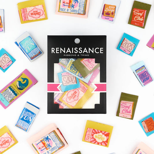 Woven Label Pack - Matchbook Makerie: Renaissance Ribbon