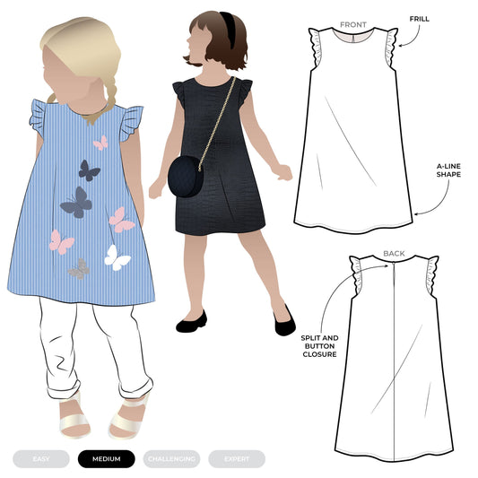 Andie Kid's Dress - Style Arc
