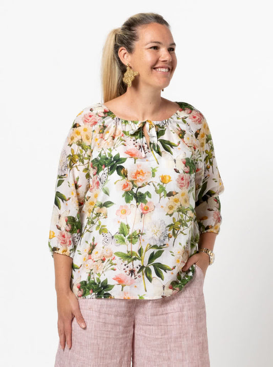 Anita Peasant Blouse Sizes 4-16 - Style Arc