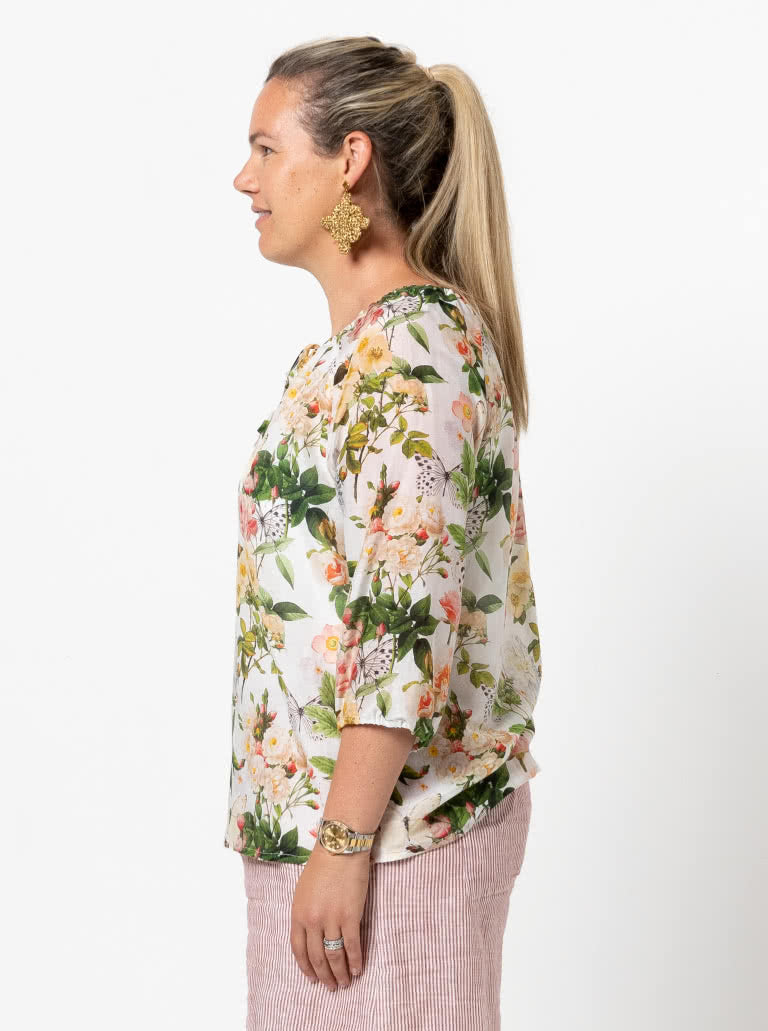 Anita Peasant Blouse Sizes 18-30 - Style Arc