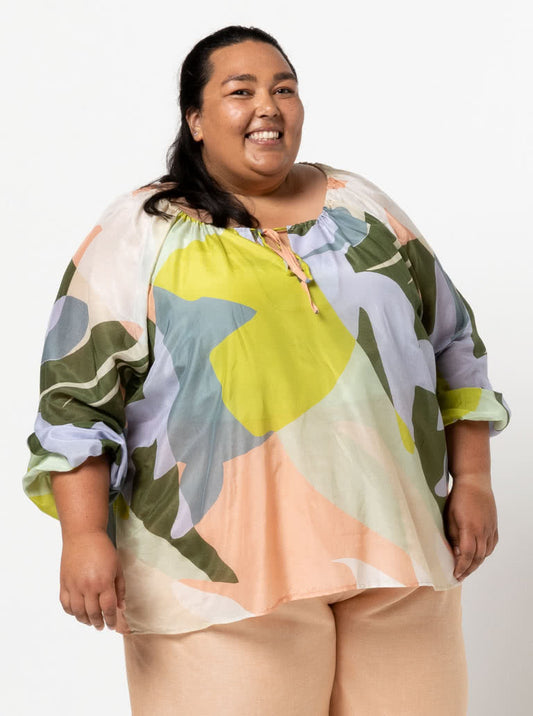 Anita Peasant Blouse Sizes 18-30 - Style Arc