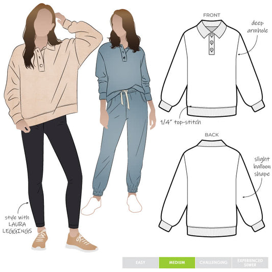 Bert Knit Top Sizes 18-30 - Style Arc
