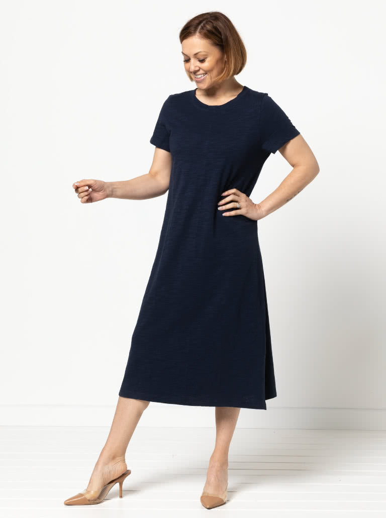 Blanche Knit Dress Sizes 18-30 - Style Arc