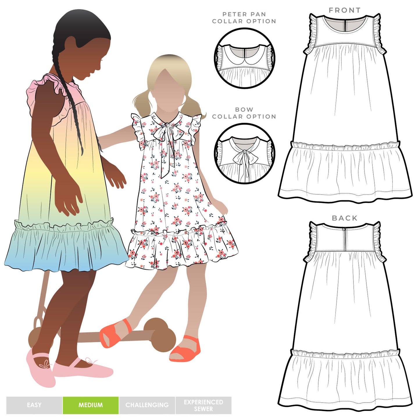 Bonnie Kid's Dress - Style Arc