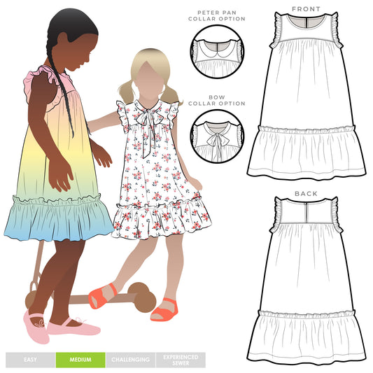 Bonnie Kid's Dress - Style Arc
