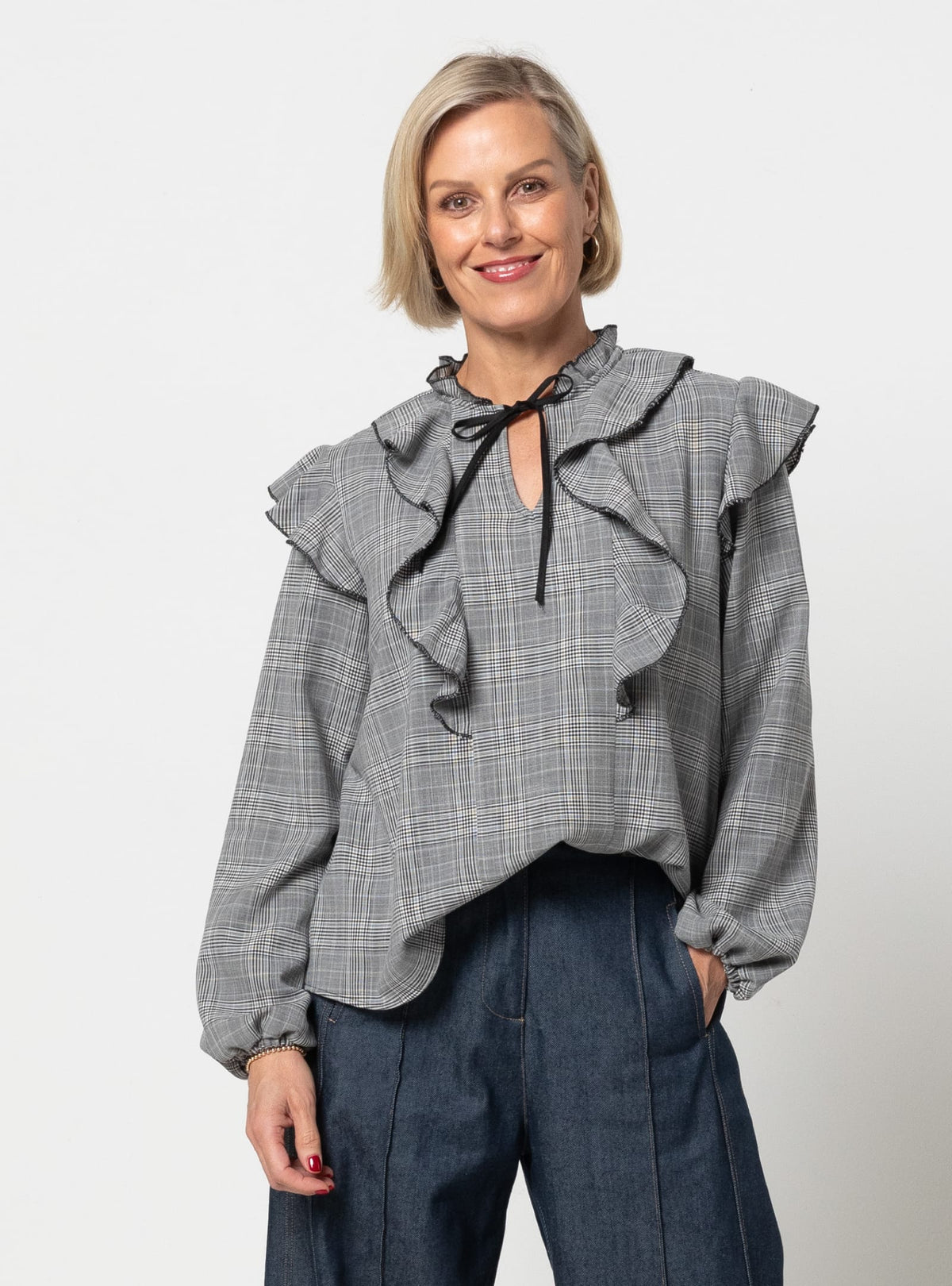 Cendrine Woven Blouse Sizes 4-16 - Style Arc