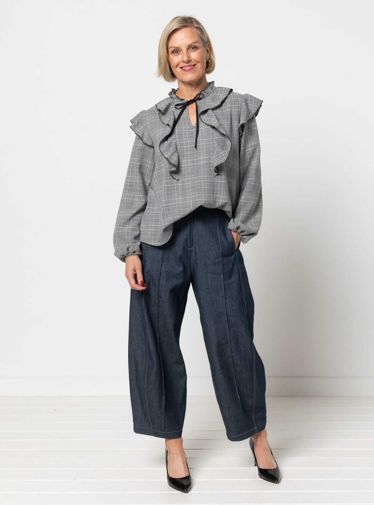 Cendrine Woven Blouse Sizes 4-16 - Style Arc