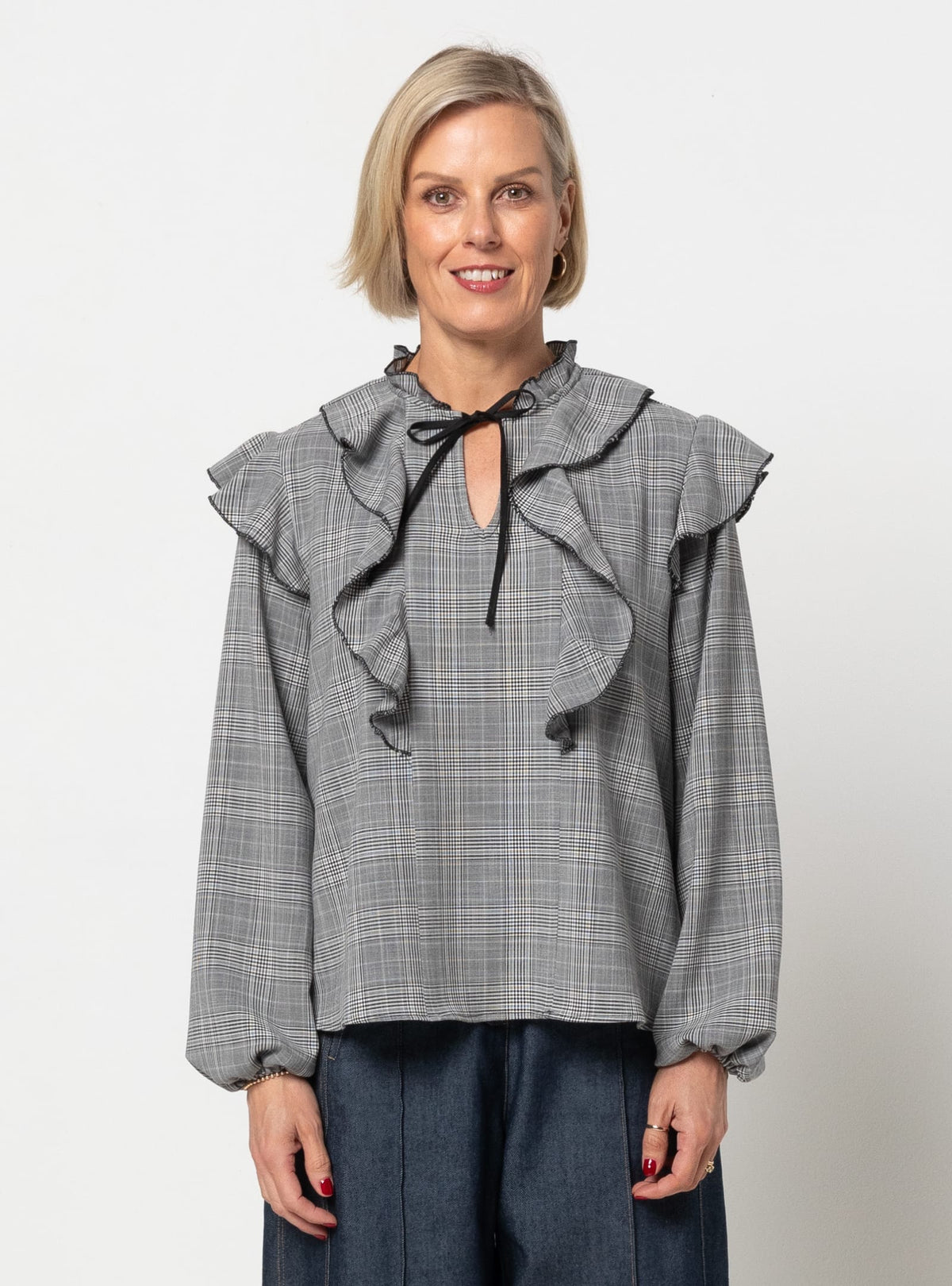 Cendrine Woven Blouse Sizes 4-16 - Style Arc