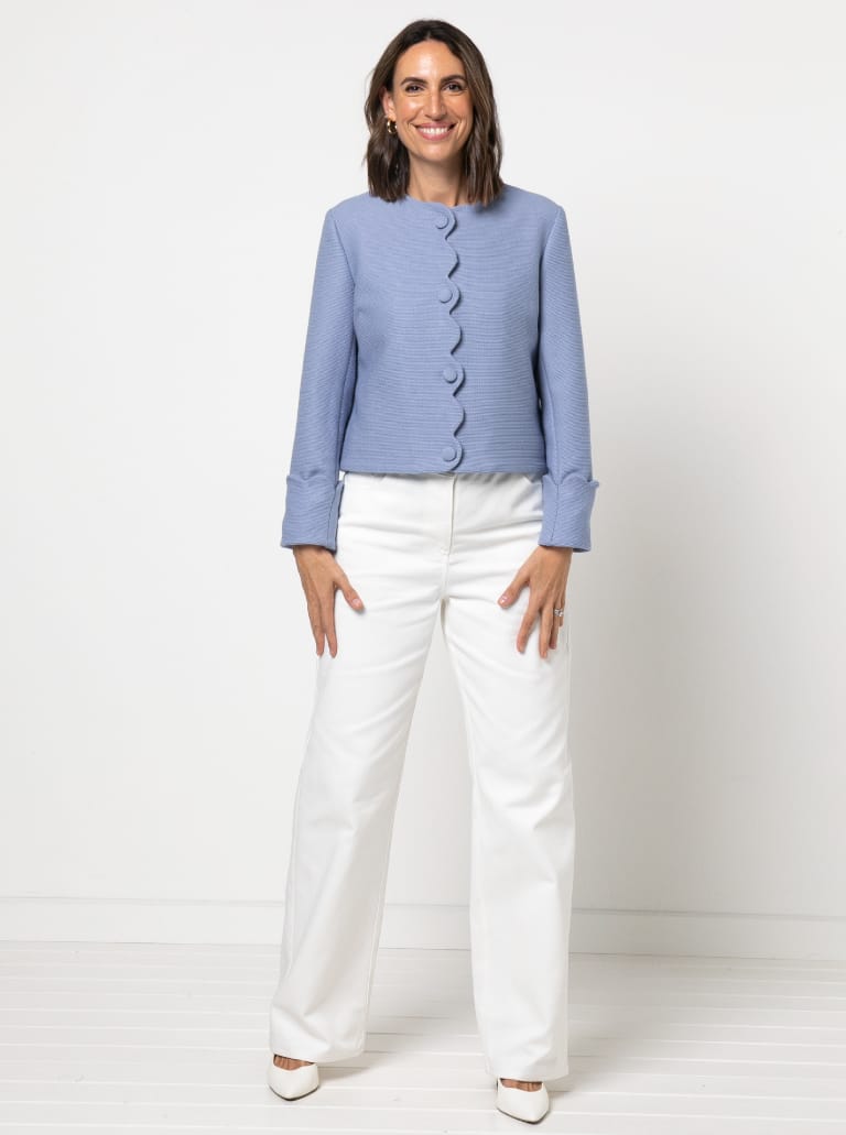 Delphine Woven Jacket Sizes 4-16 - Style Arc