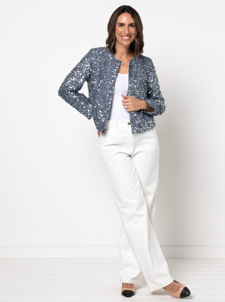 Delphine Woven Jacket Sizes 4-16 - Style Arc