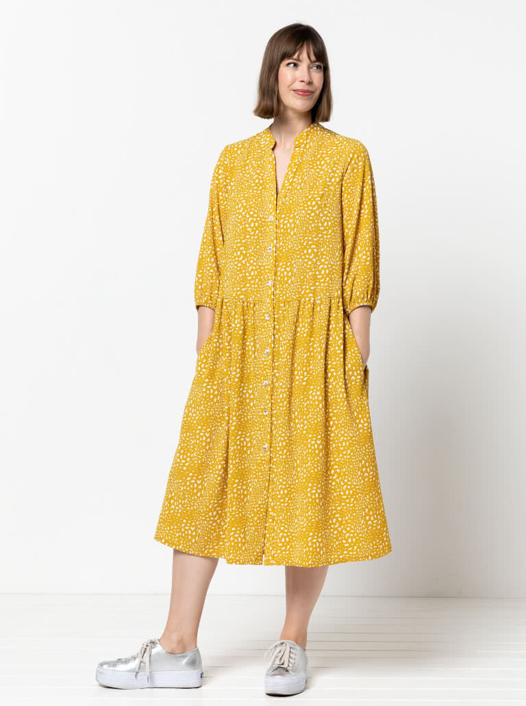 Emerson Woven Dress Sizes 18-30 - Style Arc