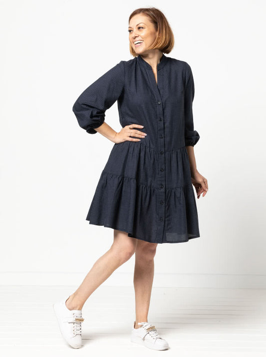 Emerson Woven Dress Sizes 18-30 - Style Arc