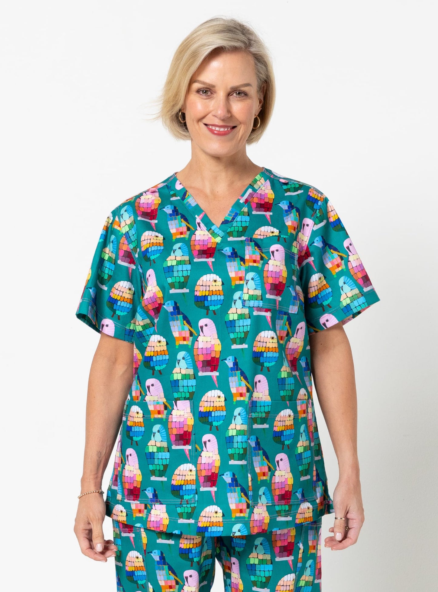Flossy Woven Scrubs Set Sizes 18-30 - Men's & Women's - Style Arc
