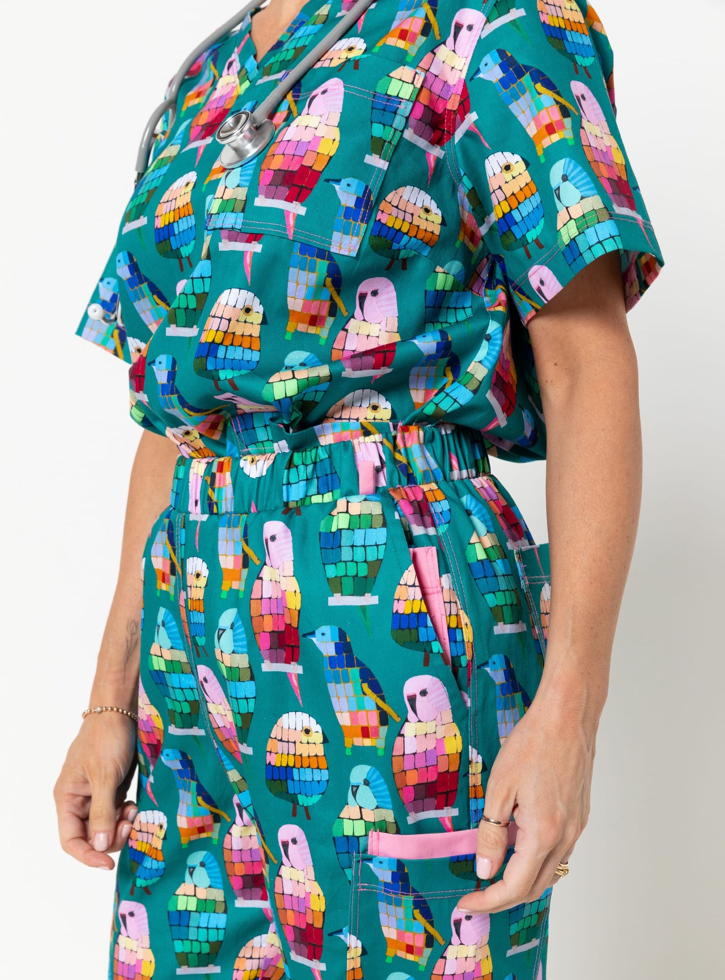 Flossy Woven Scrubs Set Sizes 18-30 - Men's & Women's - Style Arc
