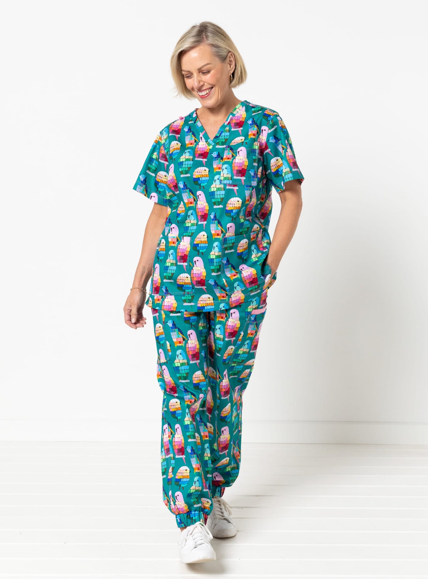 Flossy Woven Scrubs Set Sizes 18-30 - Men's & Women's - Style Arc
