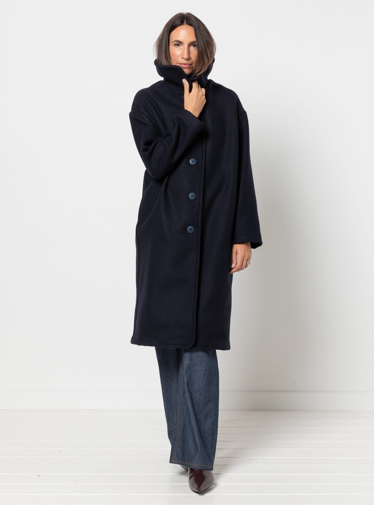 Gracie Coat & Headscarf Sizes 18-30 - Style Arc