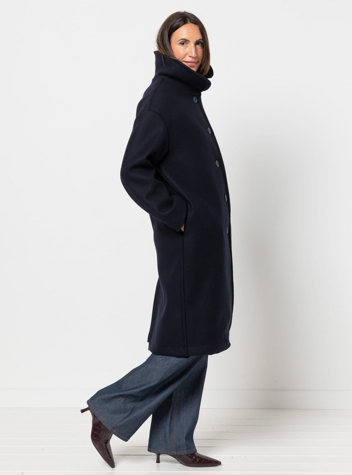 Gracie Coat & Headscarf Sizes 18-30 - Style Arc